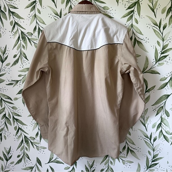 Vintage Fly Cattleman Pearl Snap Button Down. Medium. - Picture 5 of 8